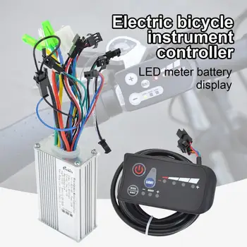 1 Комплект контролер на велосипед панел ABS устойчив на абразия много издръжлив Бесщеточный дисплей за контрол на скоростта на мотора за електрически велосипед