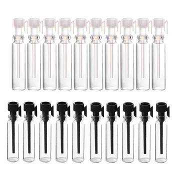 100 броя Стъклени бутилки за бутилиране на Проби парфюм Епруветки Флакона на Аромата Мини Парфюм Празни Пътни Малки