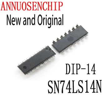 100ШТ Нов и Оригинален DIP14 SN74LS14 DIP 74LS14N 74LS14 DIP-14 HD74LS14P IC SN74LS14N