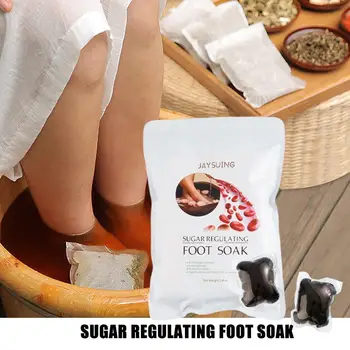 10шт Гел за Почистване на краката Sugar Regulat за Овлажняване на Краката, Детоксикация, Облекчаване на Умора, Натурална Билкова вана за къпане За Краката за Отслабване