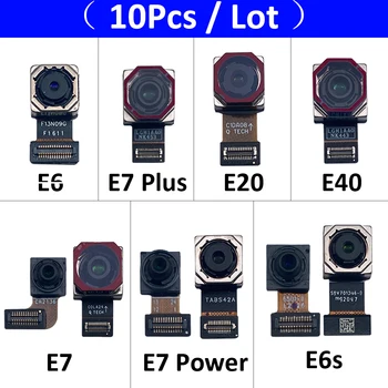 10шт Оригинал За Motorola Moto E6s E6 Plus E7 Power Plus E20 E40 Задната Камера за Обратно виждане Гъвкав Кабел Смяна на Предна Камера