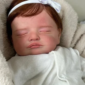 18-инчов Новородено Розали Реалистични Кукли Reborn Baby Ръчно изработени с 3D Рисувани Кожа с Видими Венами Bebe Играчки за момичета