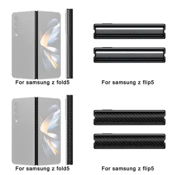 1бр За Samsung GalaxyZ Fold5/Flip5 Ос Панта Защитно Фолио С Прозрачни/Черни Цифри От Въглеродни Влакна Здрава, Устойчива На Замърсяване
