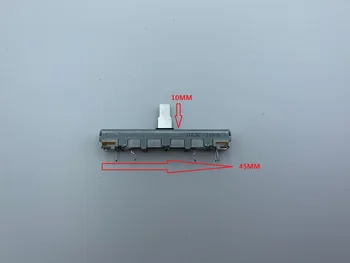 1бр плъзгащ потенциометър ALPS 4,5 см, с односвязным вал B10K 10 мм
