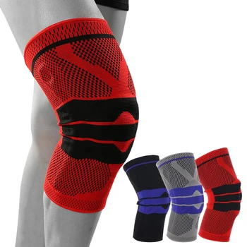 2 бр. = 1 двойка баскетболни наколенников с пружинящей подкрепа, силикон еластична превръзка за предпазване от сблъсъци, Спортно оборудване за фитнес, защита на коляното