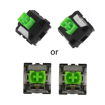 2 бр. зелени RGB-ключове за механична клавиатура razer Cherry MX