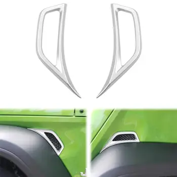 2 елемента за Декорация на вентилационни отвори на климатика за Jeep Wrangler JL JLU 2018-2020 с две врати и неограничен, 4-врати Jeep Gladiator JT