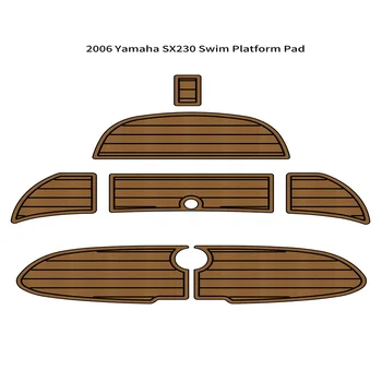 2006 г. и по-ранни версии на Yamaha SX230, подложка за плавательной платформа, подложка за пода от пяна EVA тиково дърво, мат Етаж на палубата