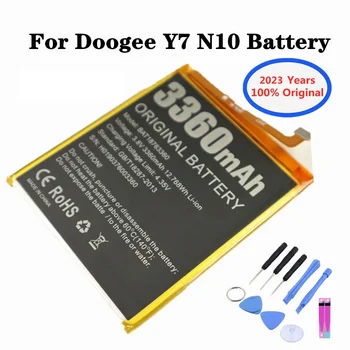 2023 Година 3360 ма BAT18763360 Оригинална батерия За телефон Doogee У 7/N10 благородна работа на смени Батерията В Наличност + Инструменти