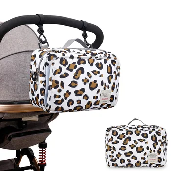 2023 Нова водоустойчив детска чанта за детска количка с принтом, подвесная чанта за багаж, чанта за памперси за мама и бебе, чанта за майката, чанта за памперси