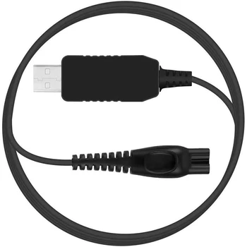 2X Зарядно устройство за бръснене, USB-зарядно устройство 15, кабел за зареждане, захранващ Кабел за Norelco Oneblade QP6520 QP6510