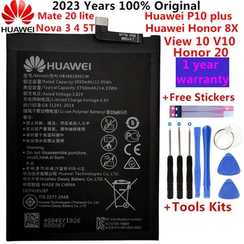 3,82 В Реалния 3750 ма HB386589ECW За Huawei Honor 8X/P10 plus JSN-AL00/JSN-LX1/JSN-LX2/JSN-L21/JSN-L22/JSN-L23 Батерия