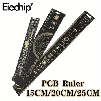 3 вида на референтната линия на печатни платки, 15 см, 20 см, 25 см, Многофункционален измервателен инструмент, Кондензатор чип, чип, SMD диод, транзистор