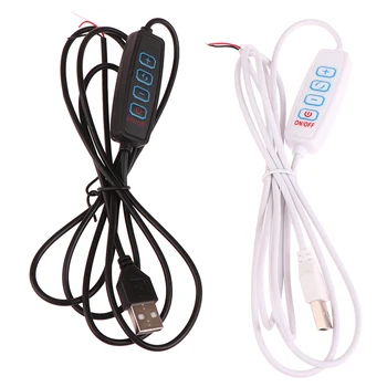 3-Пинов удължителен кабел За Led Диммера Dc 5 v, USB-Кабел, Затемняющий Тел, Ключа за лампата За разходите за ниско напрежение Led CCT Двухцветного Светлина