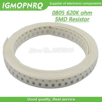 300шт 0805 SMD Резистор 620K Ω Чип-резистор 1/8 W 620K Ти 0805-620K