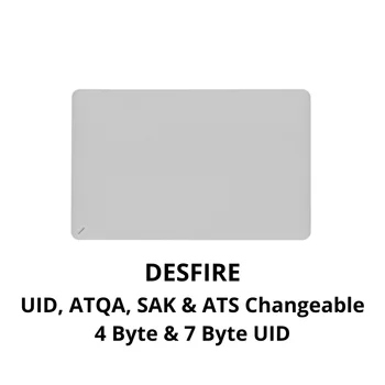 4-байтово и 7-байтово Desfire с възможност за промяна на UID, SAK, ATQA ATS