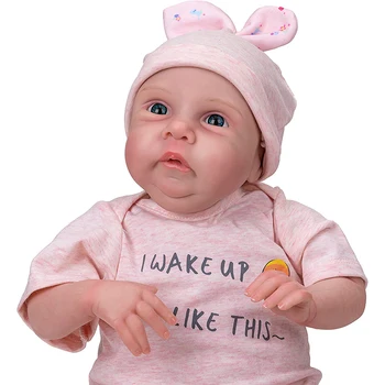 48 см Майли Reborn Baby Dolls Кукла-Бебе Реалистична Силиконова Vinyl Новородено Мека Кукла Играчки за Деца Подаръци за Деца