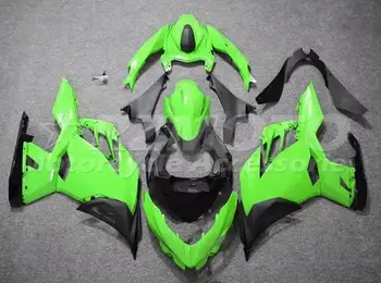 4Gifts Нов комплект обтекателей за мотоциклети ABS, годни за Kawasaki EX 400 2019 2020 2021 2022 2023 19 20 21 22 23 Комплект за тяло зелен