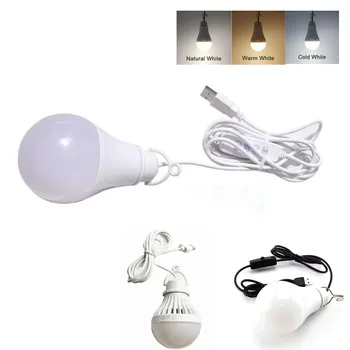 5-3 W 10 W USB led лампа, ночники за четене, стенни улични лампи за къмпинг, домашни лампи с потъмняване, светлинна топка s1