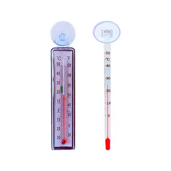 5 парчета на Плаващ термометър за аквариум, термометър за всички видове води, за точно измерване, голям диапазон с вендузата