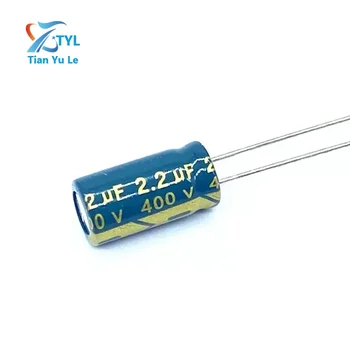 50 бр./лот 2,2 UF 400 2,2 ICF алуминиеви електролитни кондензатори размер на 6 * 12 20%