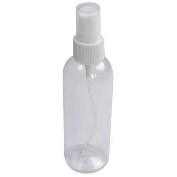 50ШТ 100 мл Прозрачен пластмасов спрей парфюм Мини-Малко празни спрей за еднократна употреба, Набор от пътни флакона