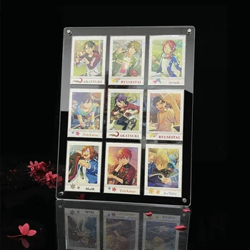 63 * 89 мм акрил поставка за показване на карти на Polaroid picture frame може да сложите повече, отколкото са подбрани карти Pokemon Yu-Gi-Oh, застрявшая тухлена зидария