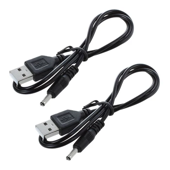 ABGZ-2 елемента 3,5 мм X 1,3 mm Черен USB-кабел, кабел за зарядно устройство, захранване