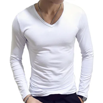 B1543, 1 бр., модни гореща разпродажба, класическа тениска с дълъг ръкав за мъже, тениски за фитнес, панталони, ризи, дизайнерски обикновена тениски, потници