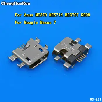 ChengHaoRan 2X Конектор Micro USB Порт за Зареждане Dock станция За Asus ME370 ME571K ME370T K008 USB-конектор за Google Nexus 7