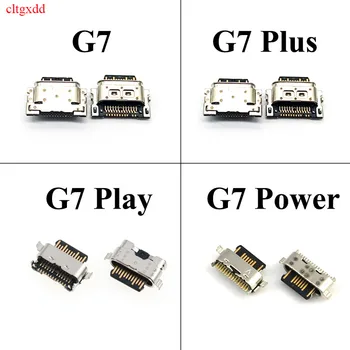 cltgxdd 10 бр. USB Порт За Зареждане Конектор за Зарядно Устройство Зарядно устройство Сервизна Детайл За Motorola Moto G7 G7 Plus G7 Power G7 Play