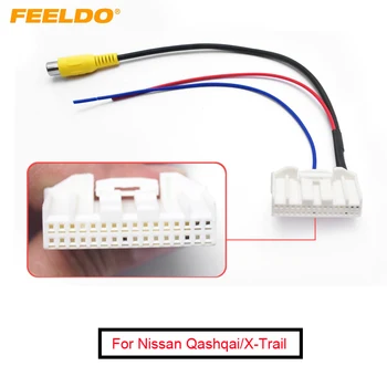 FEELDO 32-Пинов Конектор За Свързване на Видеорегистратора Камера за Задно виждане за Задно виждане За Nissan Qashqai/X-Trail Кола Главното Устройство
