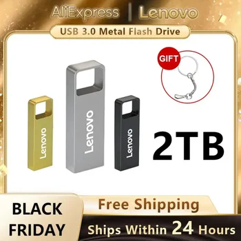 Lenovo 2 TB USB Флаш Памет USB 3.0 Флаш Памет Водоустойчив Стик 1 TB Флаш памет Memoria Usb 2 TB За Ps4 Игри Безплатна Доставка