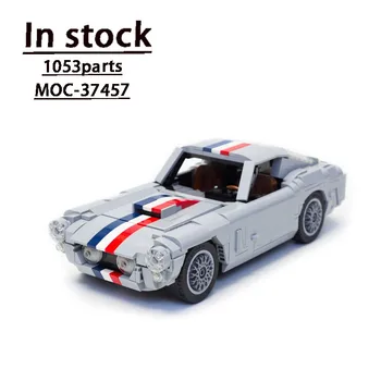 MOC-37457 Класически суперавтомобил 250 GT в събиране, свързване на блок, модел 1053, Автомобилни части, градивен елемент, играчка, подарък за рожден Ден за деца