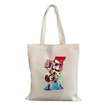 MOTU He Man Skeletor Eternia Grayskull Masters of the Universe Чанта за пазаруване, Чанта през рамо, Множество дамски холщовая чанта за пазаруване