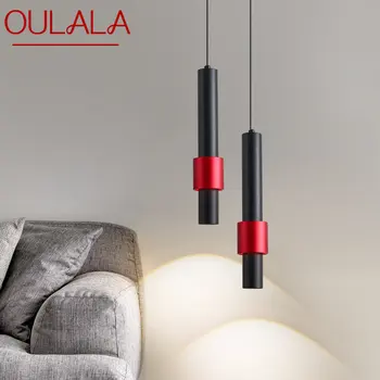 OULALA Модерен окачен лампа LED Nordic Creative Simply, нощно полилей, крушка за домашна трапезария, две спални, бар