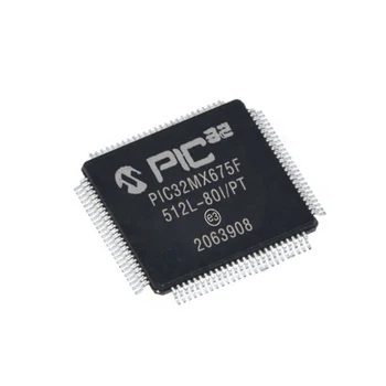 PIC32MX675F512L-80I/PT на Нови и оригинални налични електронни компоненти на интегралната схема IC PIC32MX675F512L-80I/PT