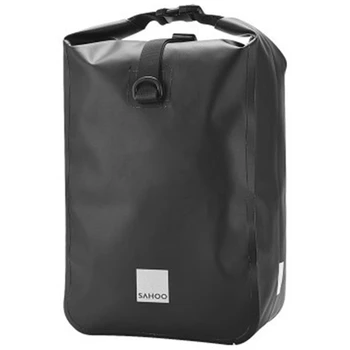 Sahoo 1 бр. Мотор чанта Водоустойчива чанта за багажника седалки със светлоотразителен покритие 10 л черен цвят