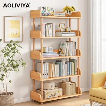 SH AOLIVIYA Прост рафтове за книги рафтове от пода до тавана в хола, Малък домашен рафтове за търговски изложения на продукти, шкафове, рафтове за съхранение на книги в спалнята