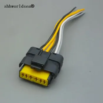 shhworldsea 1бр 6pin автоматично включете щепсела на педала на газта теглене на кабели кабел водоустойчив конектор 211PC069S0049 211 PC069S0049