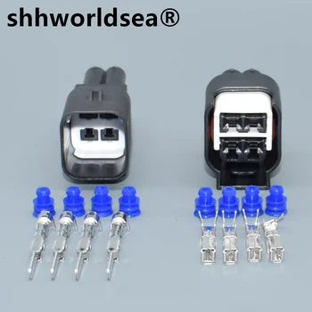 shhworldsea 4-пинов 2,8 мм 936293-2 936254-2 Водоустойчив автомобилен херметичен конектор Женски Мъжки Автомобилни кабелни контакти