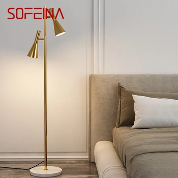 SOFEINA Nordic под лампа Модерна Семейна Хол С възможност за Регулиране на Ъгъла на Наклон За Спални LED Creativity Standing Lightightight