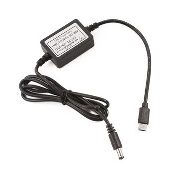 USB конектор C PD12V от 15 до 20 до 24 vdc 5,5x2,1mm захранващ Кабел за бързо зареждане на Директна доставка