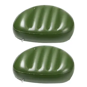 VORCOOL 2 елемента PVC Подложка за седалката на риболовния стол Риболовна възглавница за рибарска лодка (зелен)