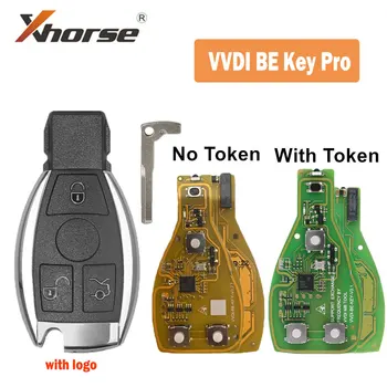 Xhorse VVDI BE Key Pro 3/4 Бутони на Дистанционното на Автомобилния Ключ за Mercedes Benz V3.2 ПХБ Remote Key Чип Подобрена Версия на Smart 315 Mhz/433 Mhz