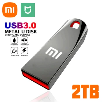 XIAOMI MIJIA Метален USB Флаш-Диск 2 TB Голям Капацитет Преносима Карта USB3.0 Високоскоростен Пренос На Файлове Водоустойчив Памет U Диск