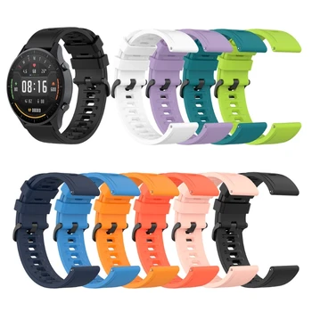 Y1UB Подходящ за цветни часа Watch Color 2-лентов регулируем спортен силикон устойчив на абразия каишка Гривни Водоустойчив гривна
