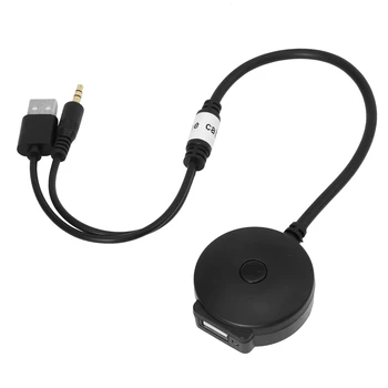 Авто безжична Bluetooth аудио кабел-адаптер AUX и USB за BMW Mini Cooper