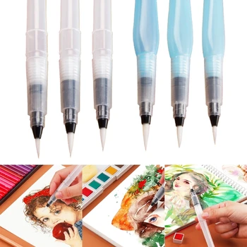 Акварелни четки Aqua Brushes за еднократна употреба за рисуване акварельными дръжки