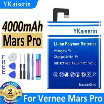 Батерия YKaiserin капацитет 4000 mah за Vernee Mars Pro Bateria